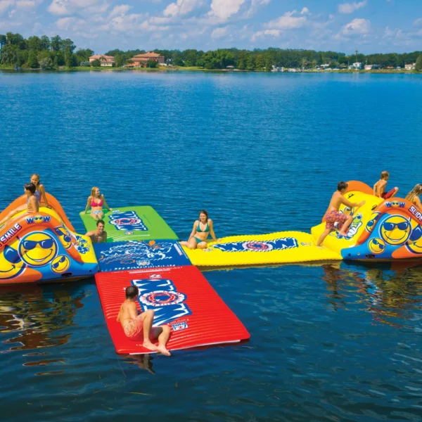 smile and slide pool for water sports