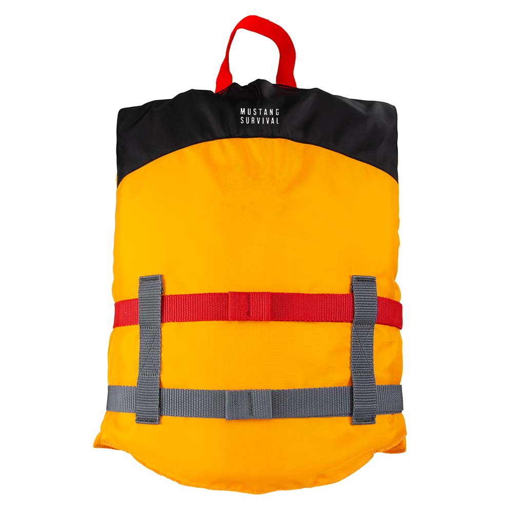 Mustang Youth Livery Foam Vest – Mango/Black